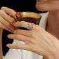 Chic wave ring
