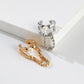 Sterling Silver Pearl Chain Ear Clips