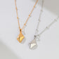 Twisted Quadrilateral Necklace