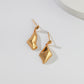 Twisted quadrilateral earrings