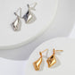 Twisted quadrilateral earrings