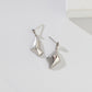 Twisted quadrilateral earrings